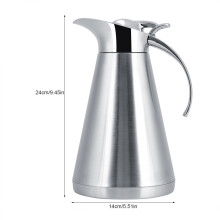 Polished Stainless Steel Thermo Jug 1L