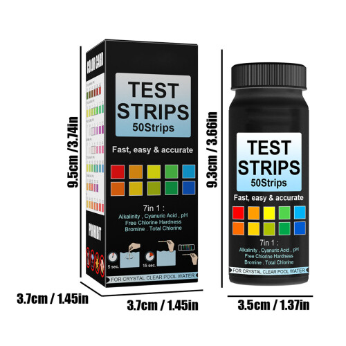 Comprehensive Water Analysis Test Strips 7 Factors Monitoring 2