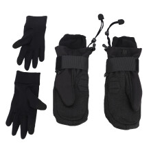 Rainproof Thermal Ski Gloves Black