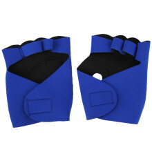 Adjustable Wrist Half Finger Gym Gloves