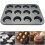 True Face 12 Cup Non Stick Muffin & Cupcake Baking Tray 1