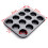 True Face 12 Cup Non Stick Muffin & Cupcake Baking Tray 2
