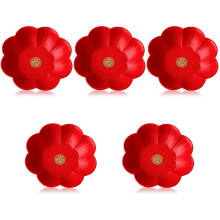 10Pcs Red Wedding Snack Trays Candy Dishes and Storage Bowls