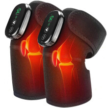 Knee Massager with Heat and Vibration, Heating Pad for Knee Shoulder Elbow,