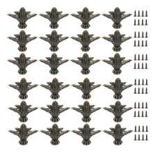 20Pcs Strong Alloy Feet Rural Style Metal Legs for Wooden Boxes