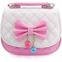 Children's Cute Bow Shoulder Bag Coin Purse Children's Princess Messenger Bag Fashion