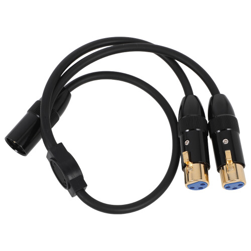 1M Câble Y Microphone Xlr À Double Transmission