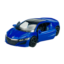 WELLY 2015 HONDA NSX BLUE 1:34 NEW METAL MODEL
