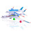 Double Decker Airplane Comes with 3D Lights Bump 5