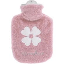 Hot Water Bottle, 500ml Small Hot Water Bottle with Cover Warm Water Bag with