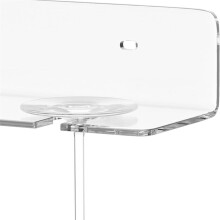 AcríLico Transparente Debajo del Gabinete Soporte para Copas de Vino Estantes de Almacenamiento para Copas de Vino en la Pared Estante de Pared para
