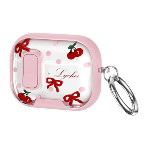 Premium TPU Protective Case With Built In-Pinkedgecherrybow