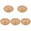 5Pièces Panier Rangement Rotin Pour Fruits Snacks 1