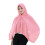 Large 145x65cm Sun Blocking Bath Towel Fast Drying-light pink 1