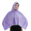 Serviette Poncho multifonctionnelle à capuche, protection-Violet 1