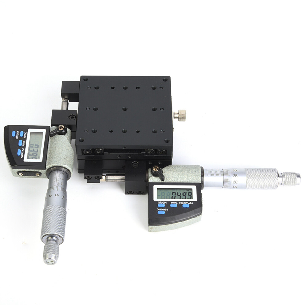 80x80mm Black Oxide Micrometer Stage