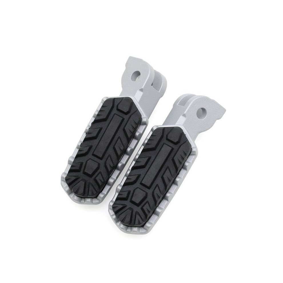 Motorcycle Front Rear Footrest Foot Pegs Pedals For Multistrada V4 V4s Pikes V2 V2s 2021+ & Silver/Black 6033556467953