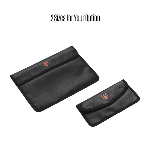 Compact Fireproof Bag 21.2x11.8cm Black