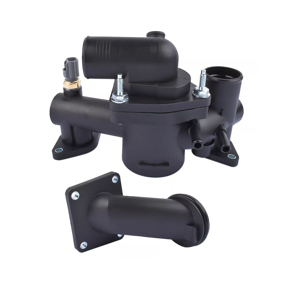 Aj89485 Aj87947 Thermostat Housing Assembly + Water Outlet For S-Type Xj8 Xjr 4.2L 2003-2005 4712140896738