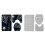 3PCS Night Bathroom Mat Bundle 6