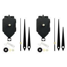 2 Juegos de Kit de Movimiento de Reloj DIY Movimiento Oscilante con Manecillas Piezas de Repuesto de Reparación de Reloj de Cuarzo I