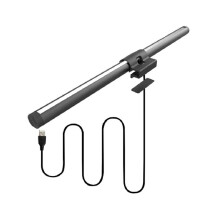 Monitor-Lichtleiste, LED-Computerbildschirm-Hängeleuchten, RGB-Atmosphäre, Tischlampe für Arbeit, Studium, Lesen, Stufenlos Dimmbar
