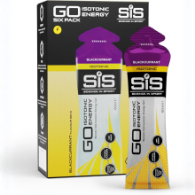 SIS Science in Sport GO Isotonic Energy Gel, Blackcurrant - 6 x 60ml
