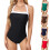 Comfortable Swimwears Quick Drying Design-Brown and white M 3