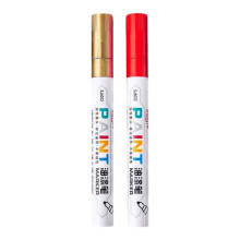 2/3Pcs Water and Oil Resistant Stone Paint Pen-red gold