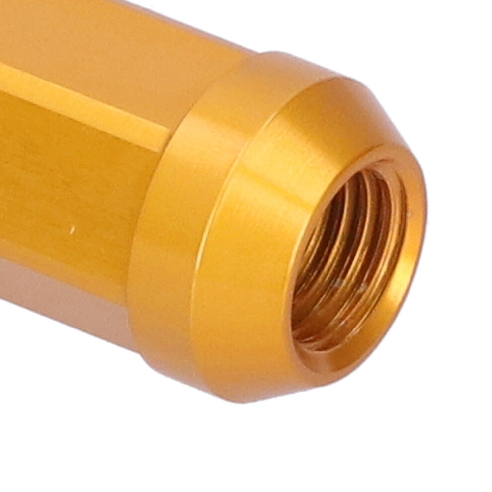 20Pcs Lug Nuts M12x1.5 7075-T6 Aluminium 32Mm Gold 7055741455216