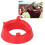 5pk Plastic Ball Holders Display Stand Red 10