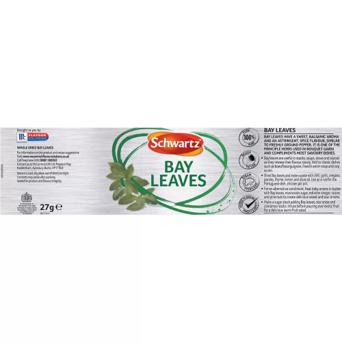 Schwartz Schwartz Dried Whole Bay Leaves 27g 1