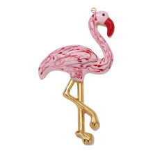 Künstlerisches Flamingo-Tropfenöl-Charm-Zubehör, perfekt-Rosa