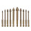 10PC Efficient Universal Drilling Tool,Multi-Function  Alloy Drill Bit Tip Tools,Carbide Drill Tap Bit Set 1