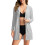 Couverture de plage pour maillot de bain, coupe-Gris XXL 1