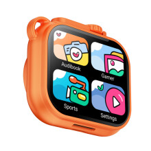 Montre intelligente polyvalente pour enfants, avec écran-Orange