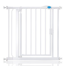 (Blanco, 82.2cm - 89.2cm) Bettacare Puerta Para Mascotas con Cierre Automático