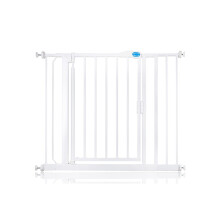 (Blanco, 96.6cm - 103.6cm) Bettacare Puerta Para Mascotas con Cierre Automático