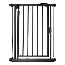 (Negro mate, 61cm - 66.5cm) Bettacare Puerta Para Mascotas con Cierre Automático