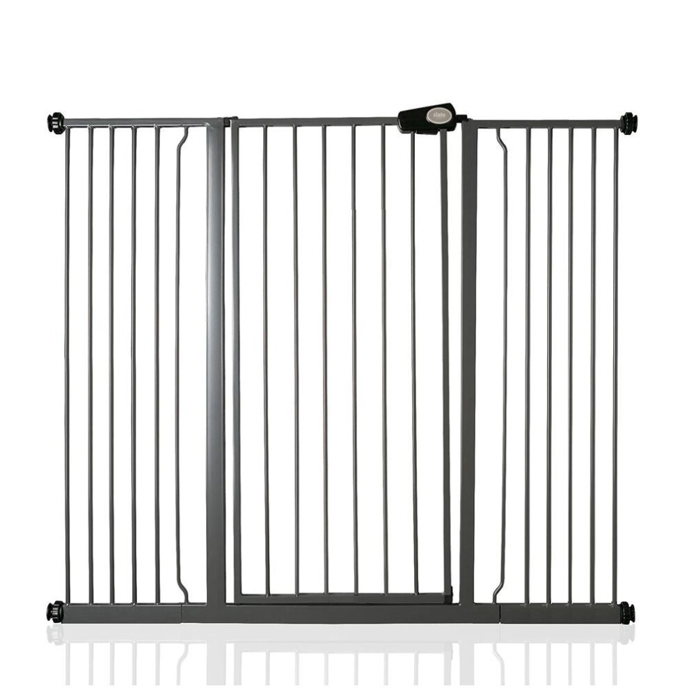 (, 139.8Cm - 147.4Cm) Child And Pet Gate Grey Bettacare