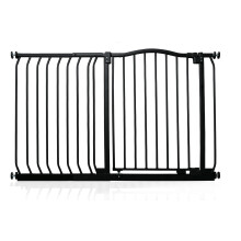 (Negro mate, 116cm - 125cm) Safetots Barrera de Tope Curvo para Bebés