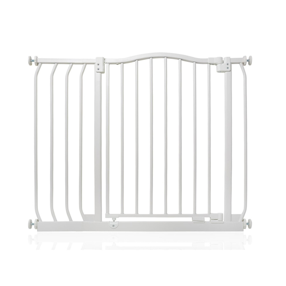 Safetots (Matt 89Cm - 98Cm) Curved Top Safety Gate White