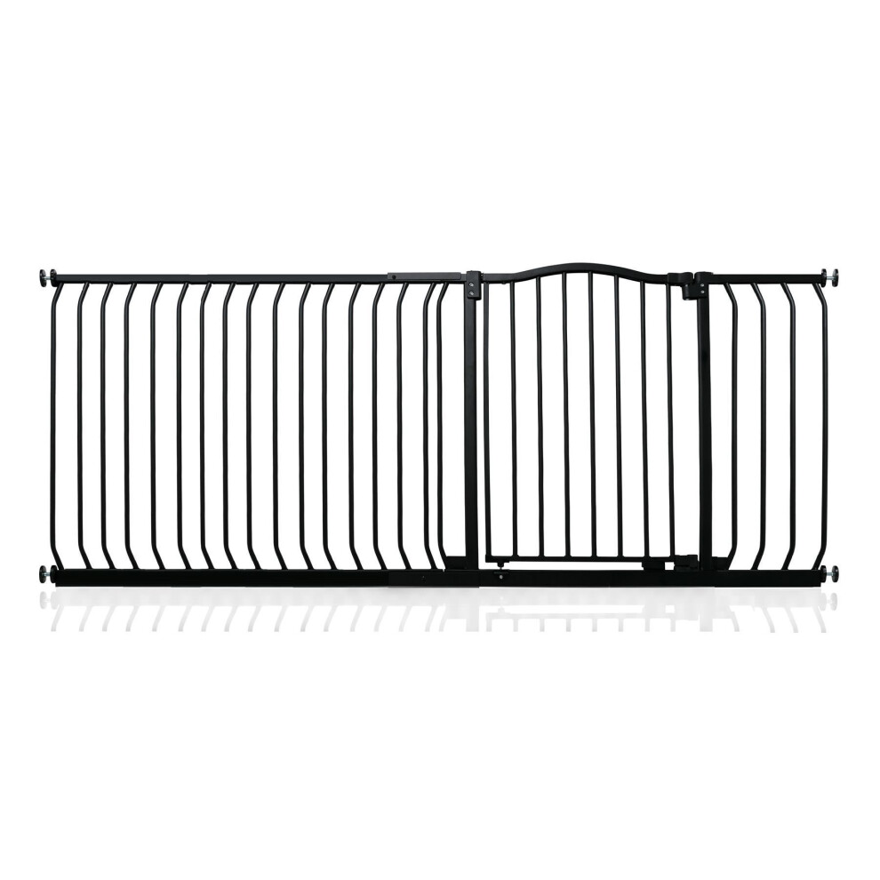 Safetots (Matt Black, 189Cm - 198Cm) Curved Top Safety Gate - Image 2