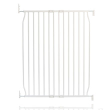 (80cm - 90cm, White) Safetots Extra Tall Eco Screw Fit Baby Gate