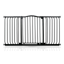 (Matt Black, 143cm - 152cm) Safetots Curved Top Safety Gate