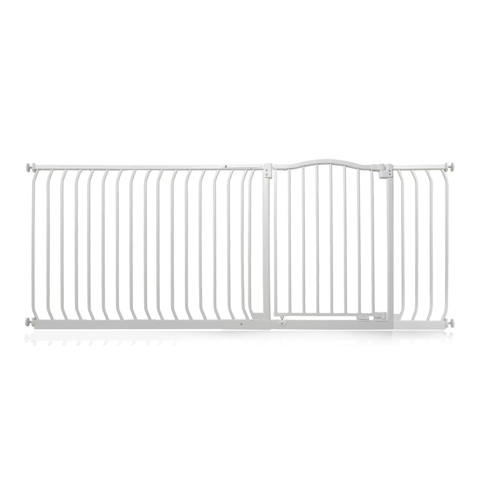 Safetots (Matt White, 189Cm - 198Cm) Curved Top Safety Gate - Image 2
