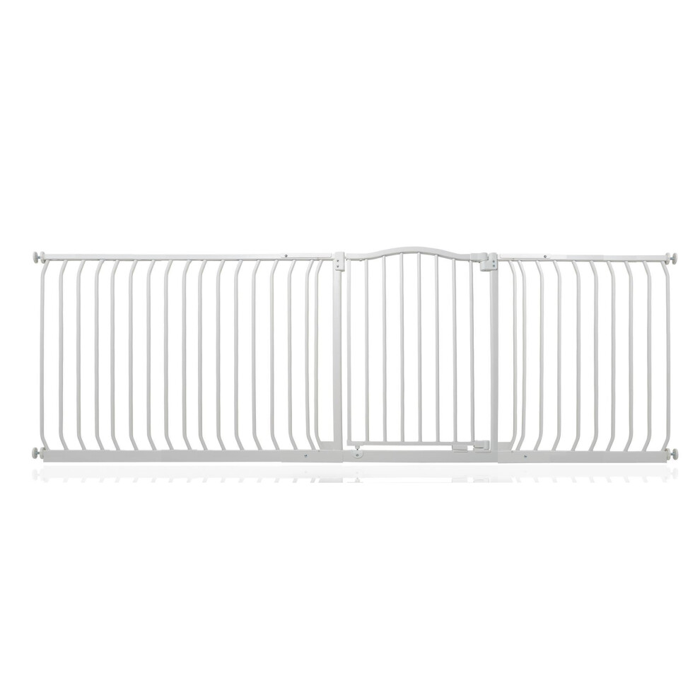 (Matt 225Cm - 234Cm) Curved Top Safety Gate White Safetots
