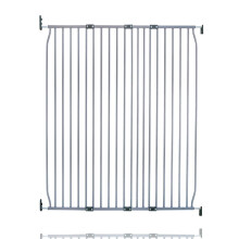 (120cm - 130cm, Grey) Safetots Extra Tall Eco Screw Fit Baby Gate