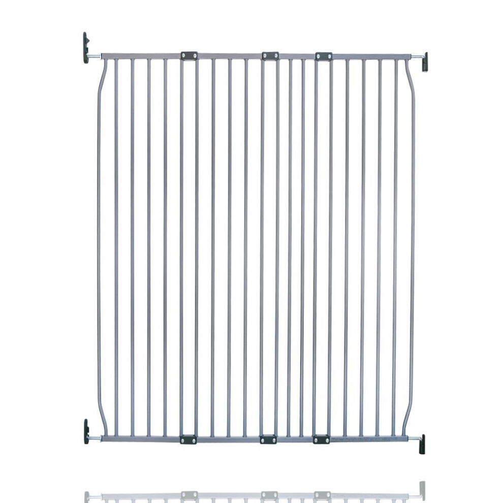 Safetots (120Cm - 130Cm, ) Extra Tall Eco Screw Fit Baby Gate Grey