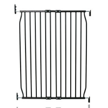 (80cm - 90cm, Black) Safetots Extra Tall Eco Screw Fit Baby Gate